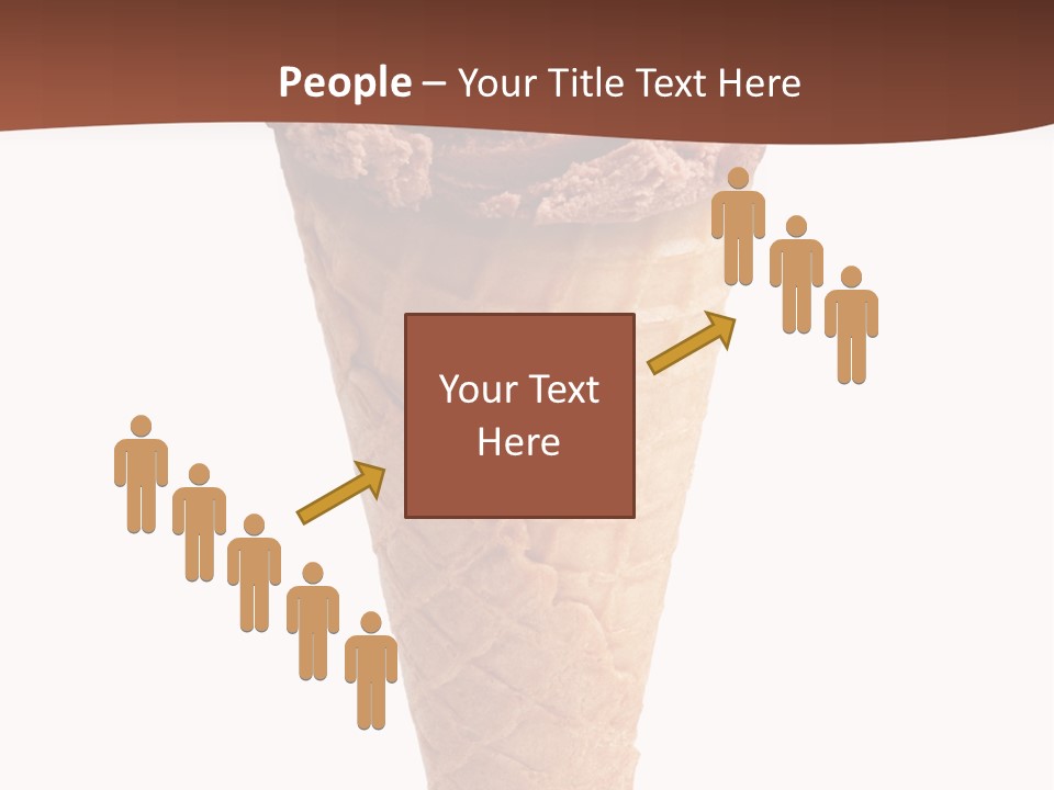 Glacue Ice Cream Sweet Food PowerPoint Template