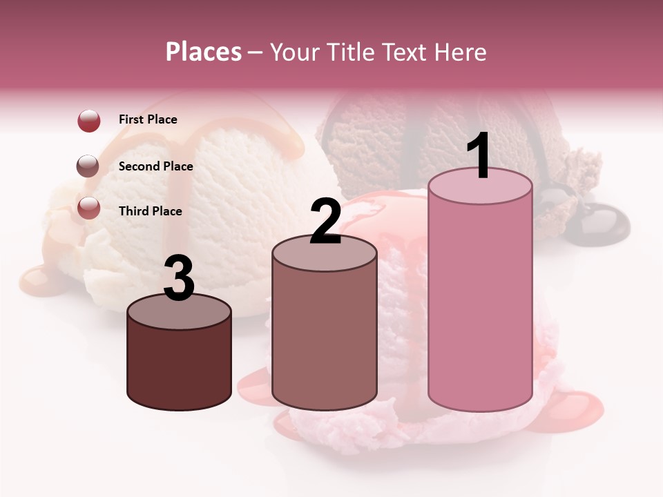 White Background Syrup Sauce PowerPoint Template