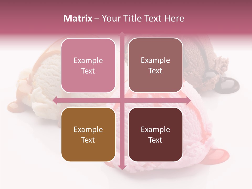 White Background Syrup Sauce PowerPoint Template