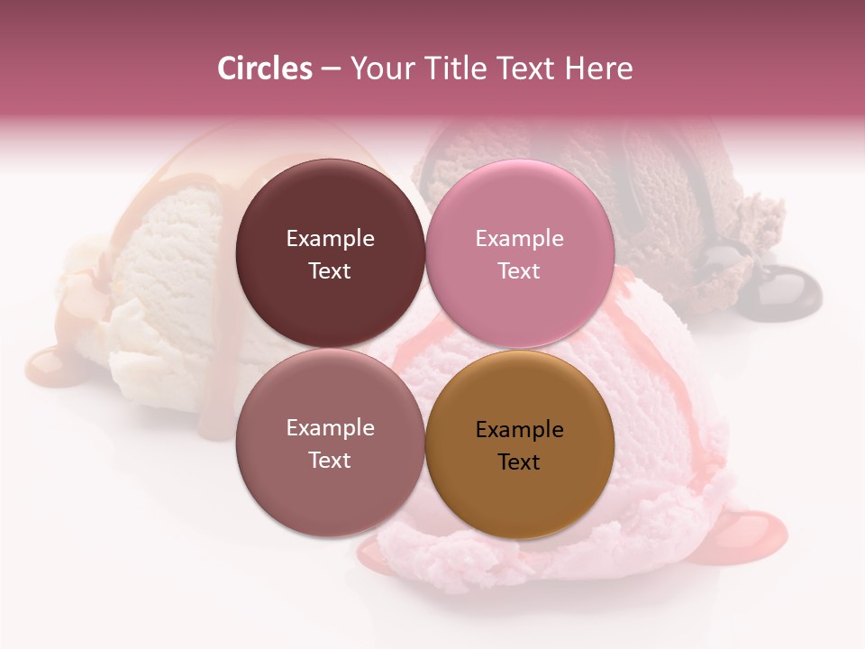 White Background Syrup Sauce PowerPoint Template