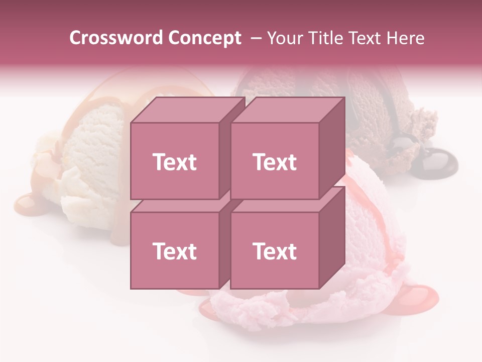 White Background Syrup Sauce PowerPoint Template