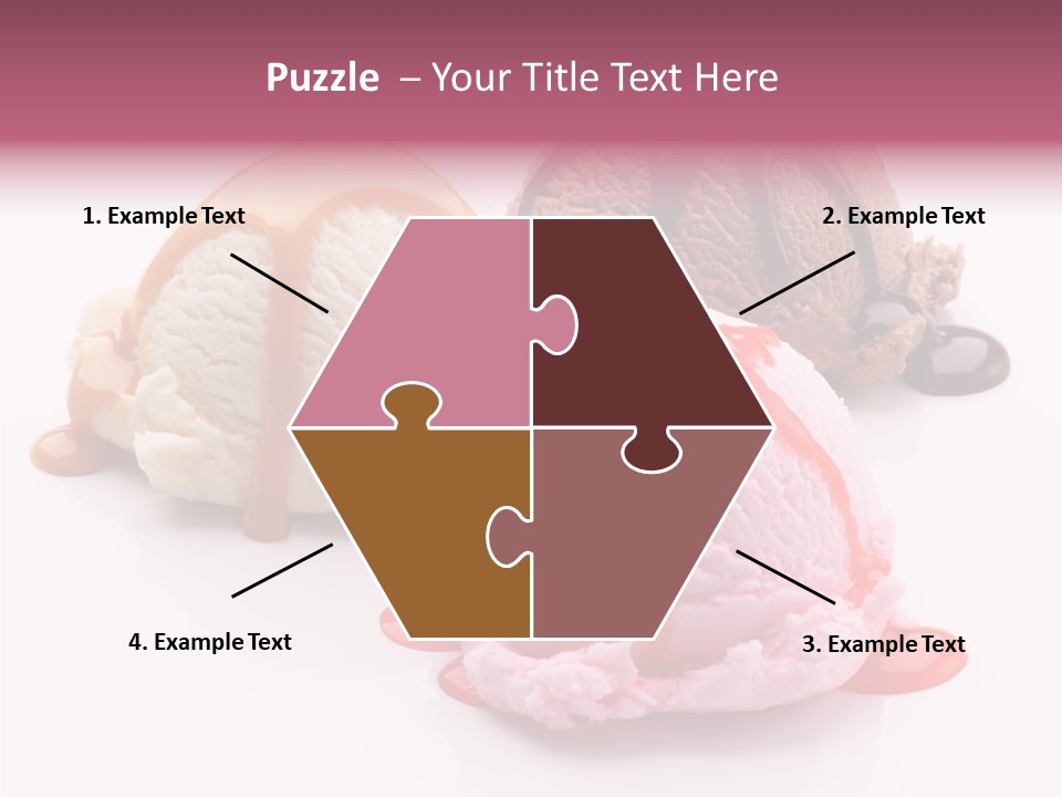 White Background Syrup Sauce PowerPoint Template