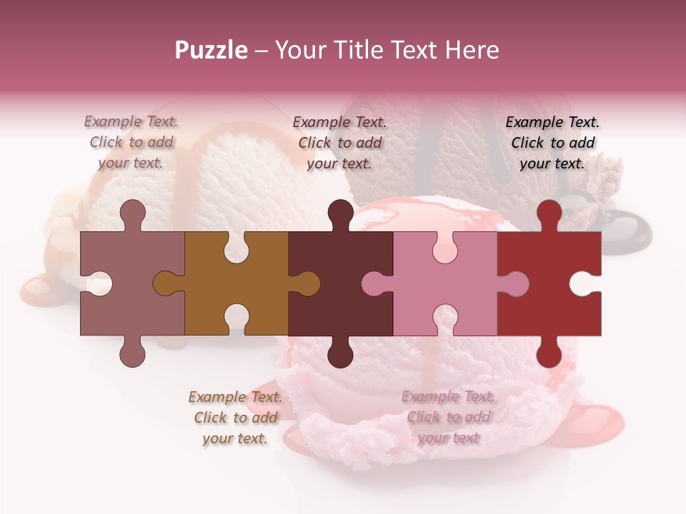 White Background Syrup Sauce PowerPoint Template