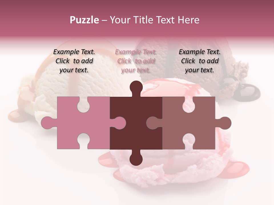 White Background Syrup Sauce PowerPoint Template