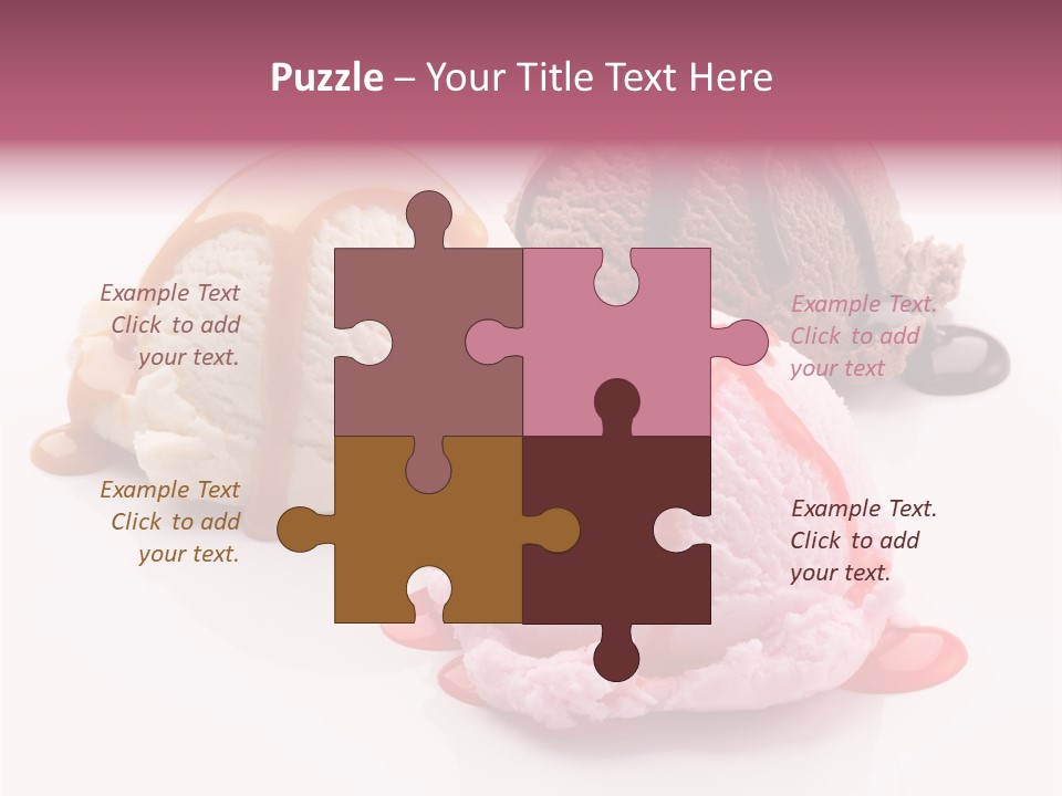 White Background Syrup Sauce PowerPoint Template