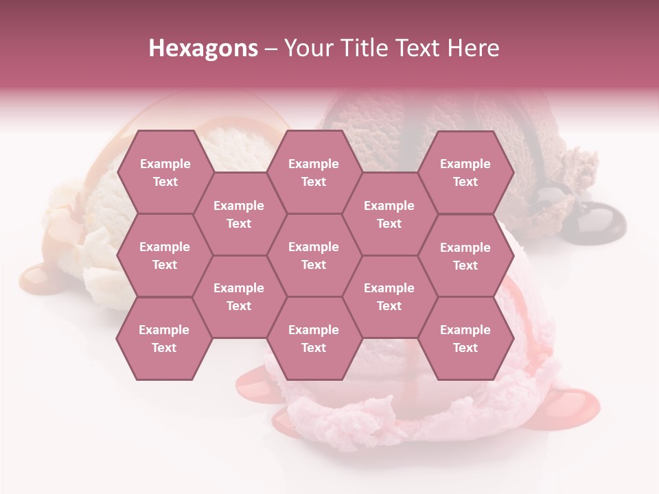 White Background Syrup Sauce PowerPoint Template