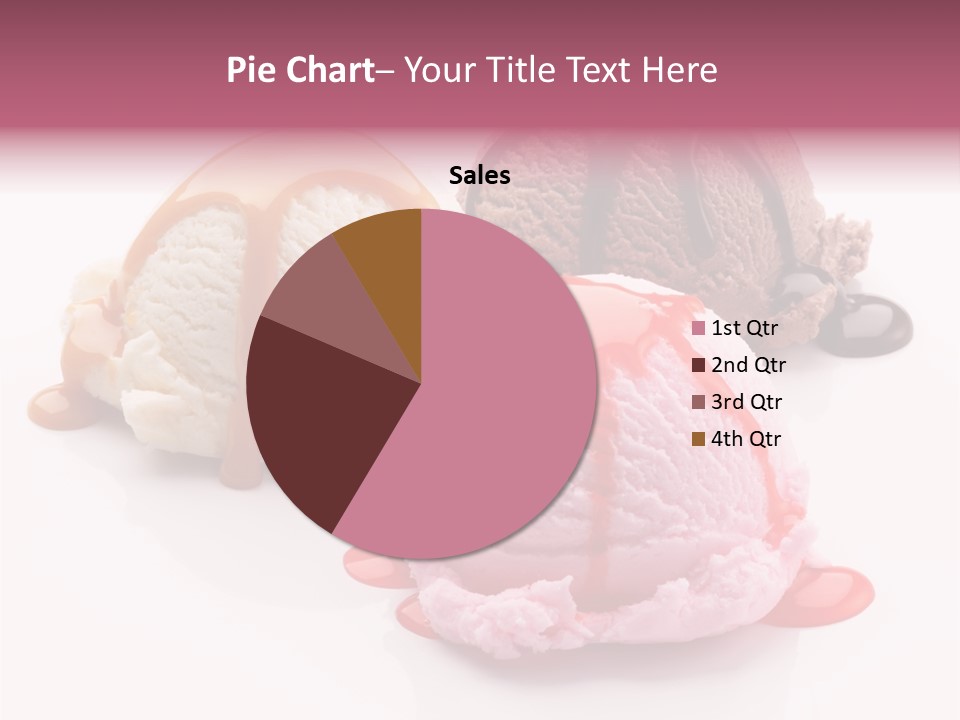 White Background Syrup Sauce PowerPoint Template