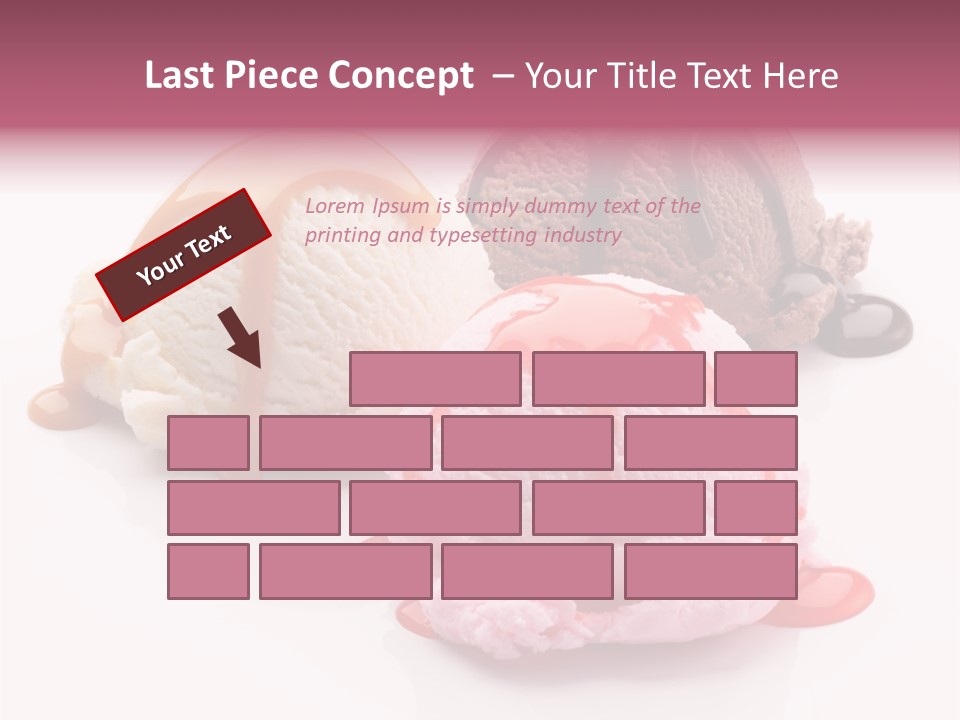 White Background Syrup Sauce PowerPoint Template