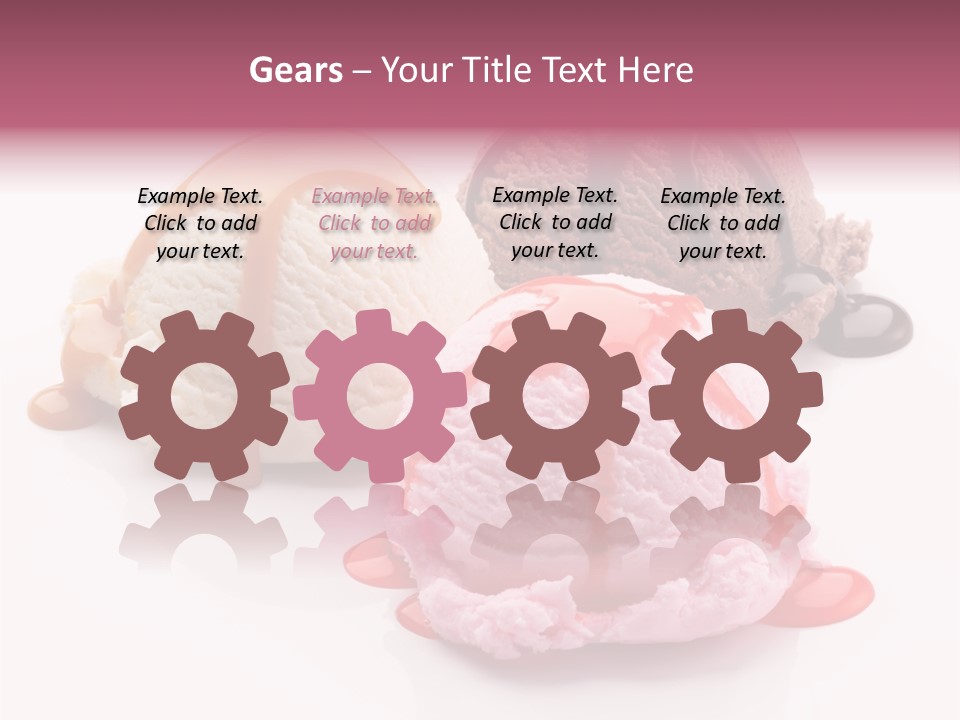 White Background Syrup Sauce PowerPoint Template