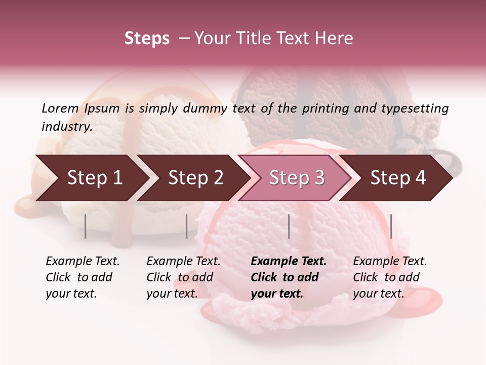 White Background Syrup Sauce PowerPoint Template