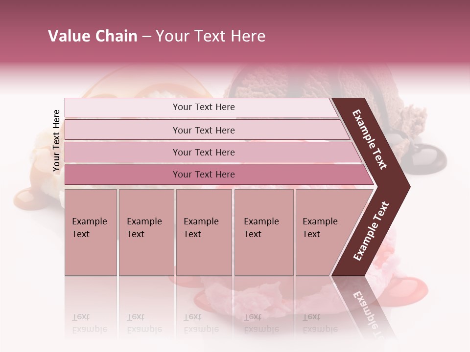 White Background Syrup Sauce PowerPoint Template