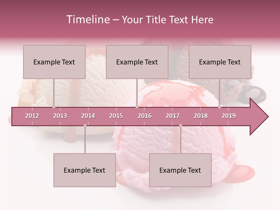 White Background Syrup Sauce PowerPoint Template
