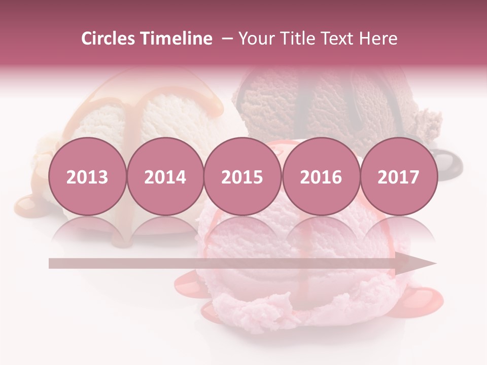 White Background Syrup Sauce PowerPoint Template