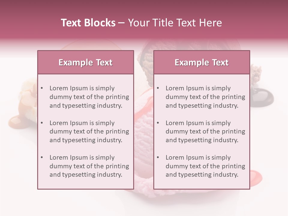 White Background Syrup Sauce PowerPoint Template