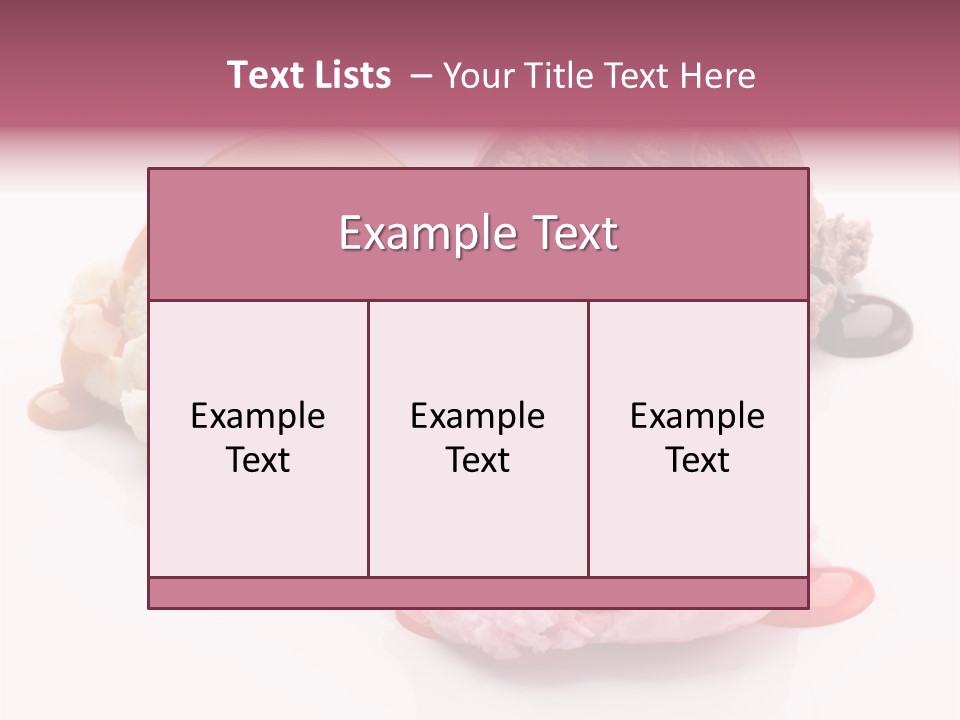 White Background Syrup Sauce PowerPoint Template