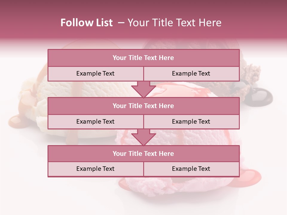 White Background Syrup Sauce PowerPoint Template