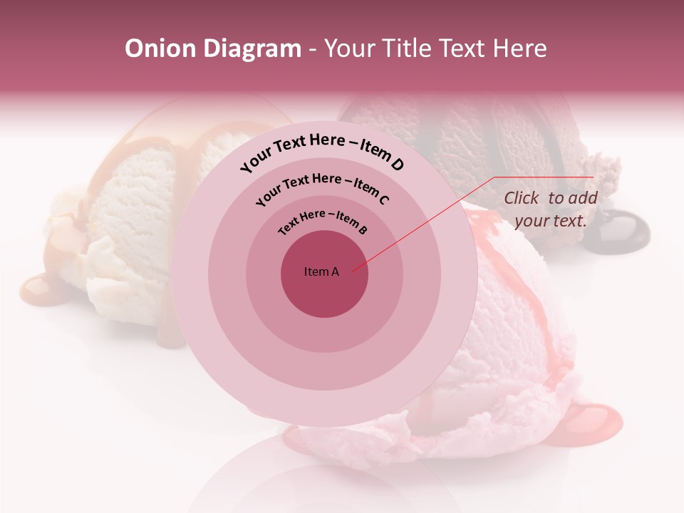 White Background Syrup Sauce PowerPoint Template