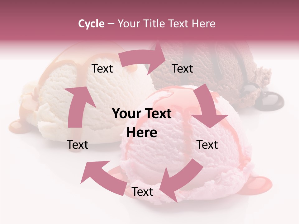 White Background Syrup Sauce PowerPoint Template