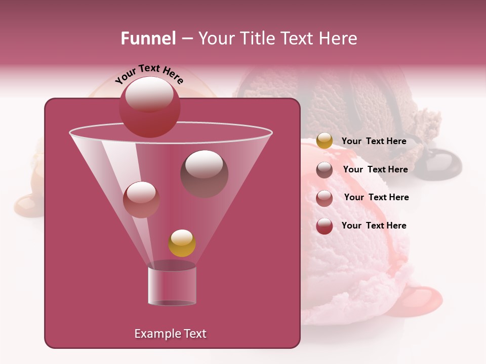 White Background Syrup Sauce PowerPoint Template