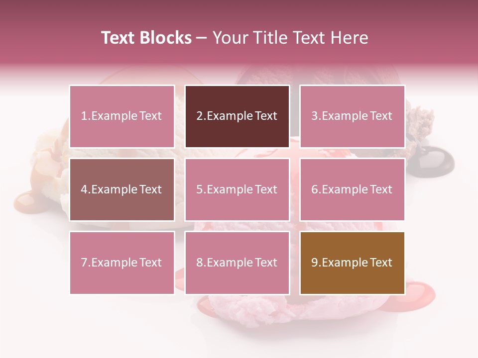 White Background Syrup Sauce PowerPoint Template