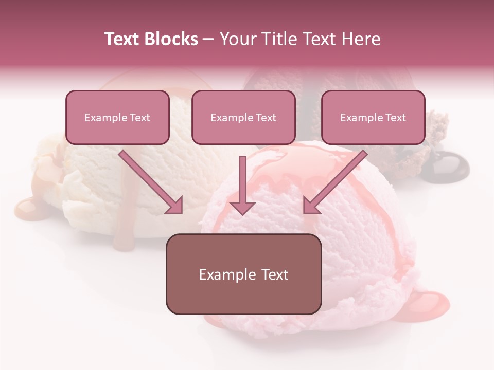 White Background Syrup Sauce PowerPoint Template