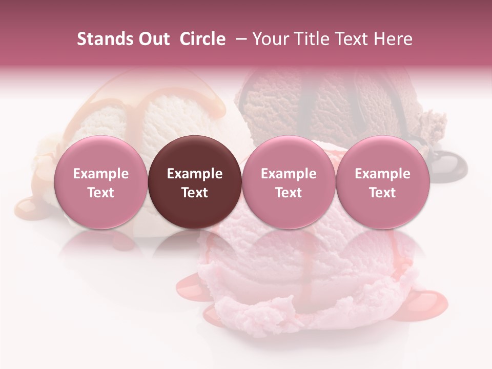 White Background Syrup Sauce PowerPoint Template