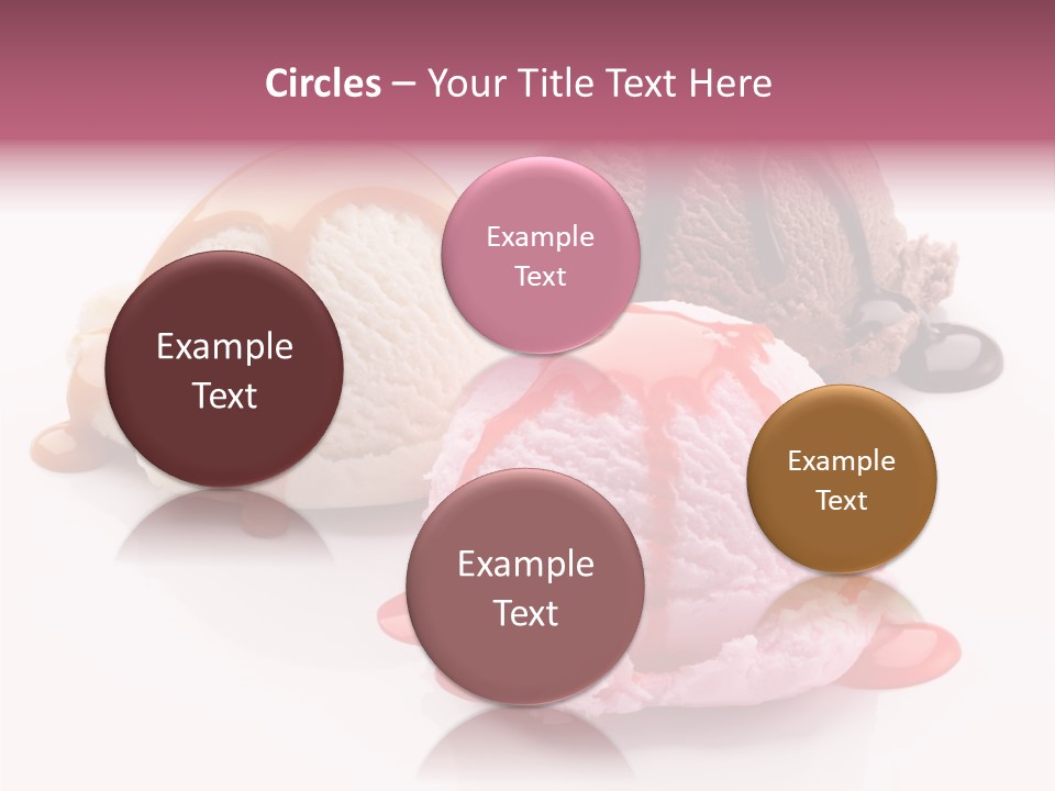 White Background Syrup Sauce PowerPoint Template