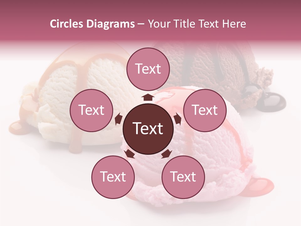 White Background Syrup Sauce PowerPoint Template