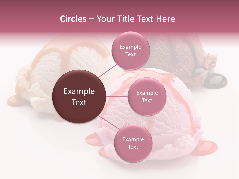 White Background Syrup Sauce PowerPoint Template