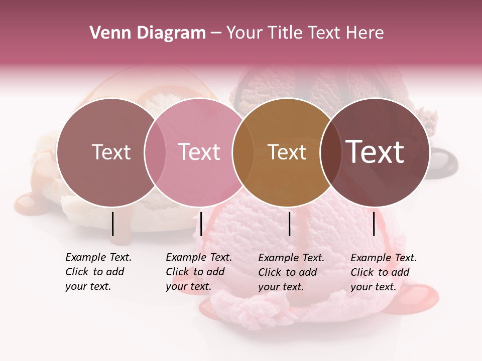 White Background Syrup Sauce PowerPoint Template