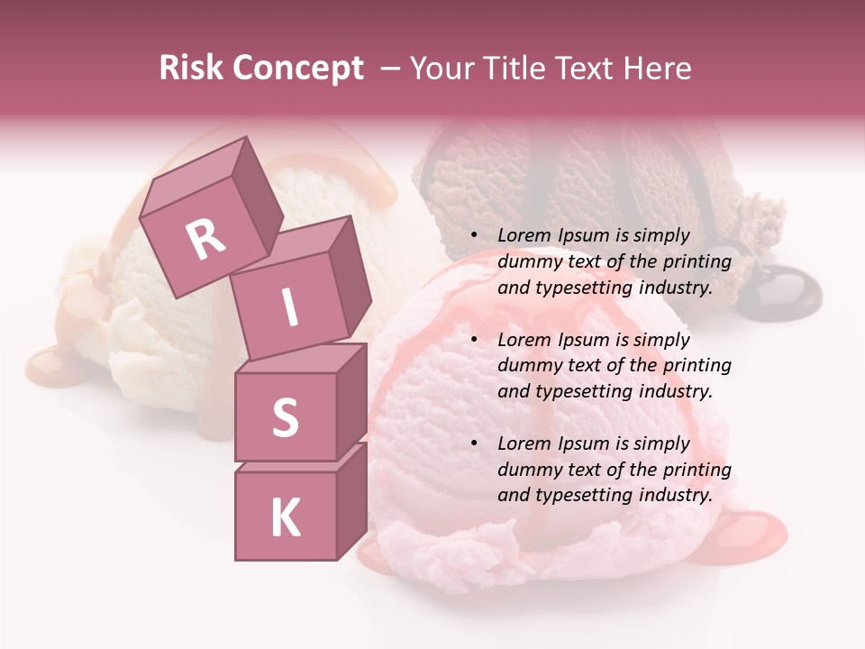 White Background Syrup Sauce PowerPoint Template