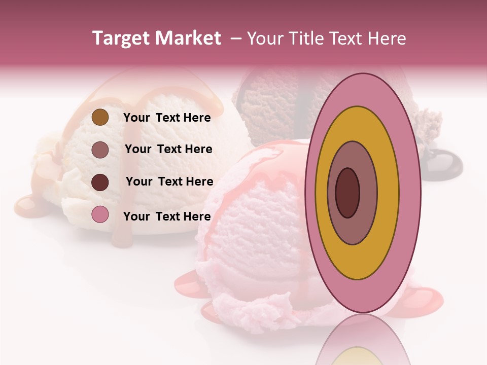 White Background Syrup Sauce PowerPoint Template