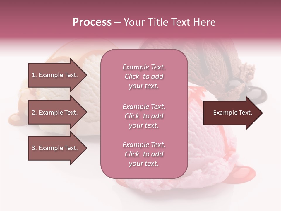 White Background Syrup Sauce PowerPoint Template