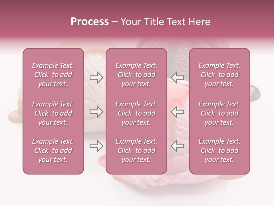 White Background Syrup Sauce PowerPoint Template