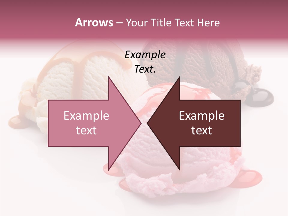 White Background Syrup Sauce PowerPoint Template