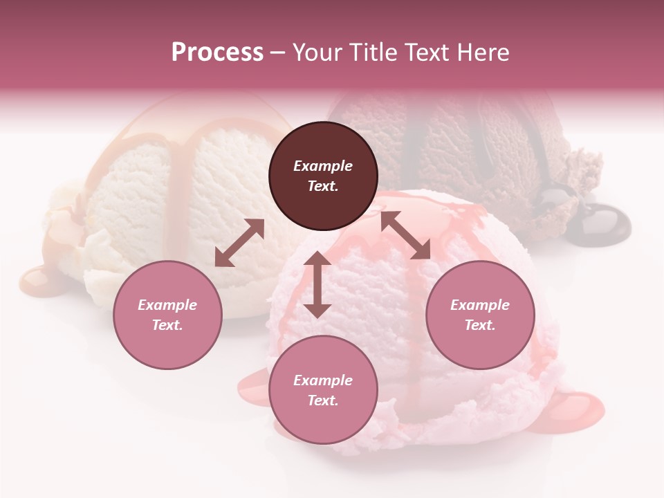 White Background Syrup Sauce PowerPoint Template