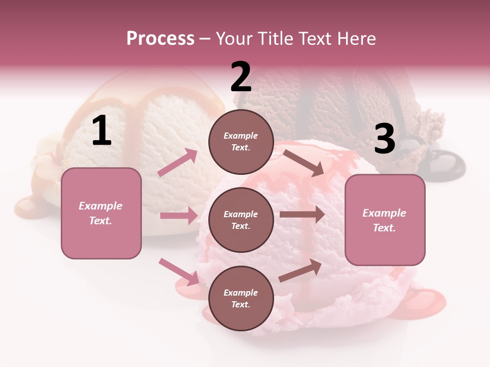 White Background Syrup Sauce PowerPoint Template