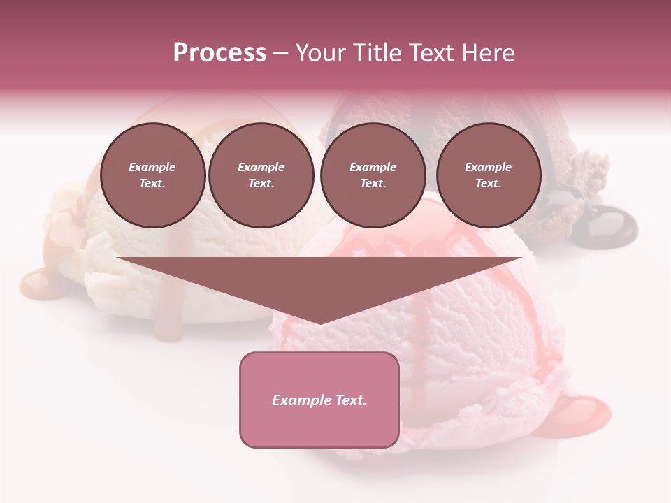 White Background Syrup Sauce PowerPoint Template