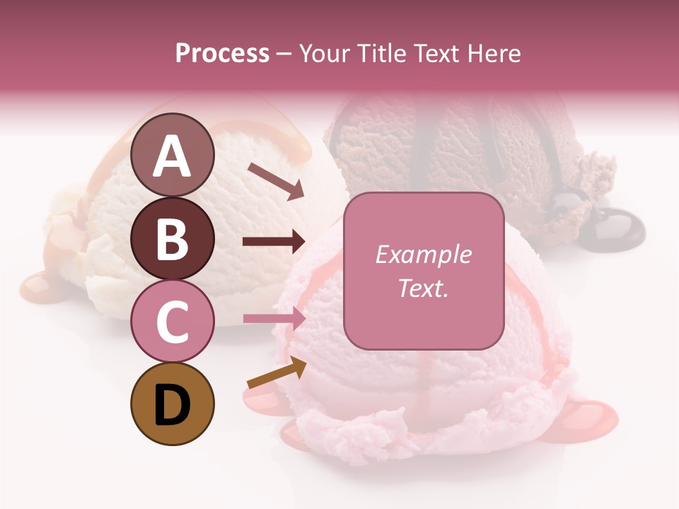 White Background Syrup Sauce PowerPoint Template