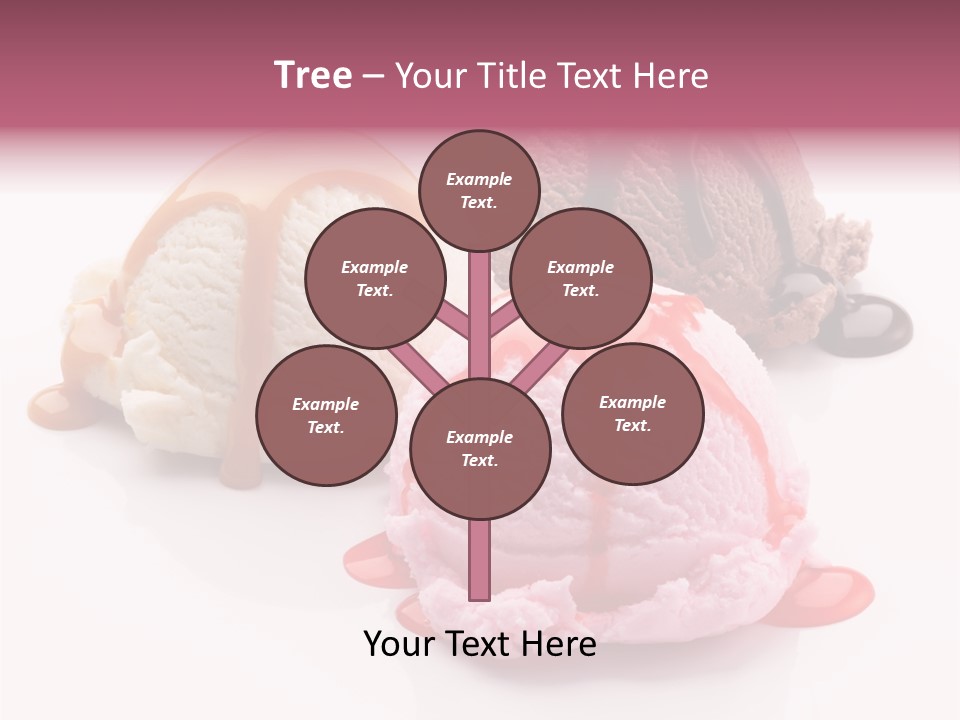 White Background Syrup Sauce PowerPoint Template