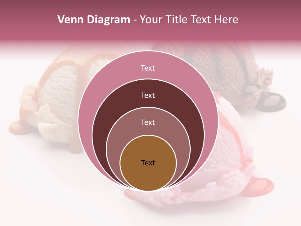 White Background Syrup Sauce PowerPoint Template