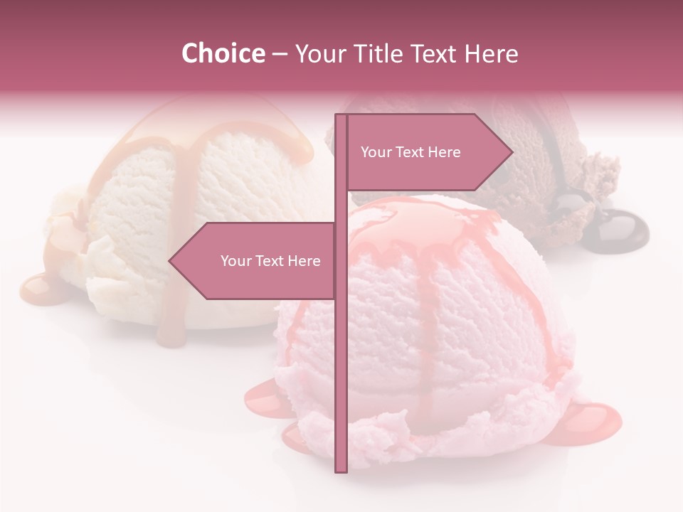 White Background Syrup Sauce PowerPoint Template