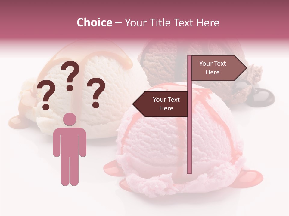 White Background Syrup Sauce PowerPoint Template