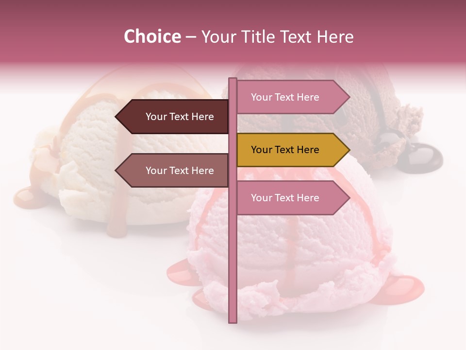 White Background Syrup Sauce PowerPoint Template