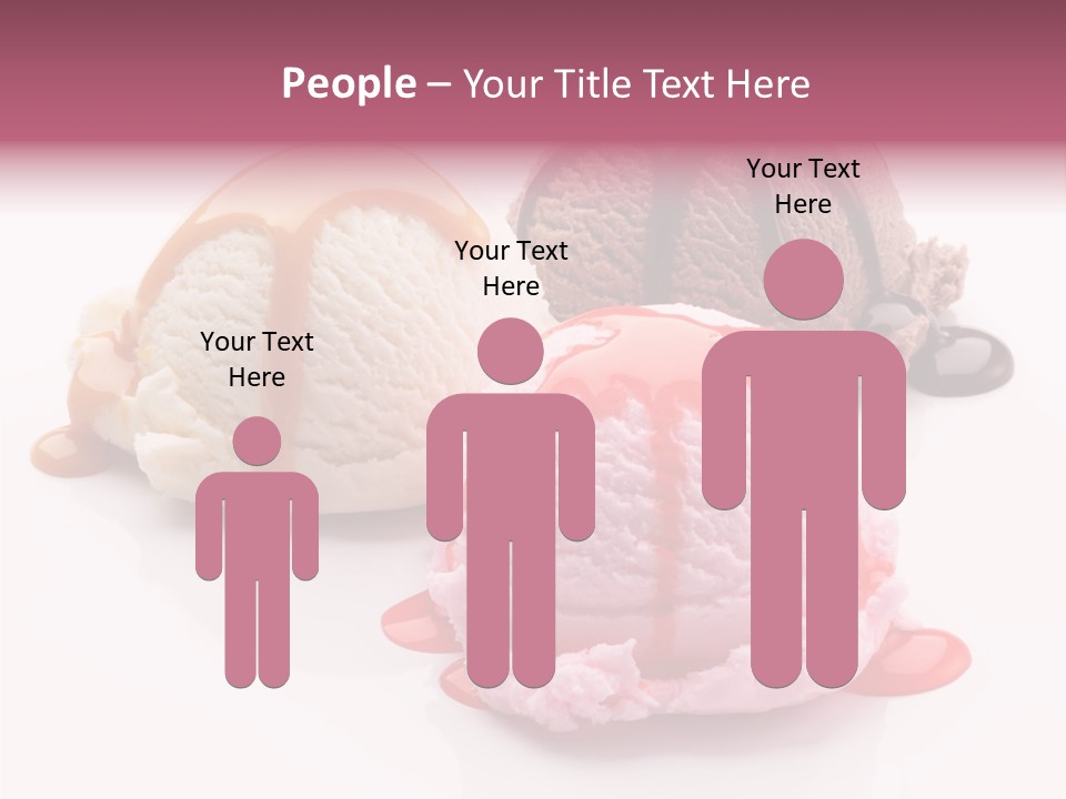 White Background Syrup Sauce PowerPoint Template