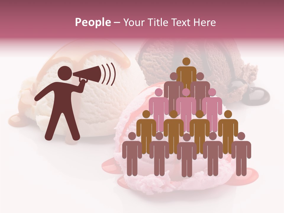 White Background Syrup Sauce PowerPoint Template