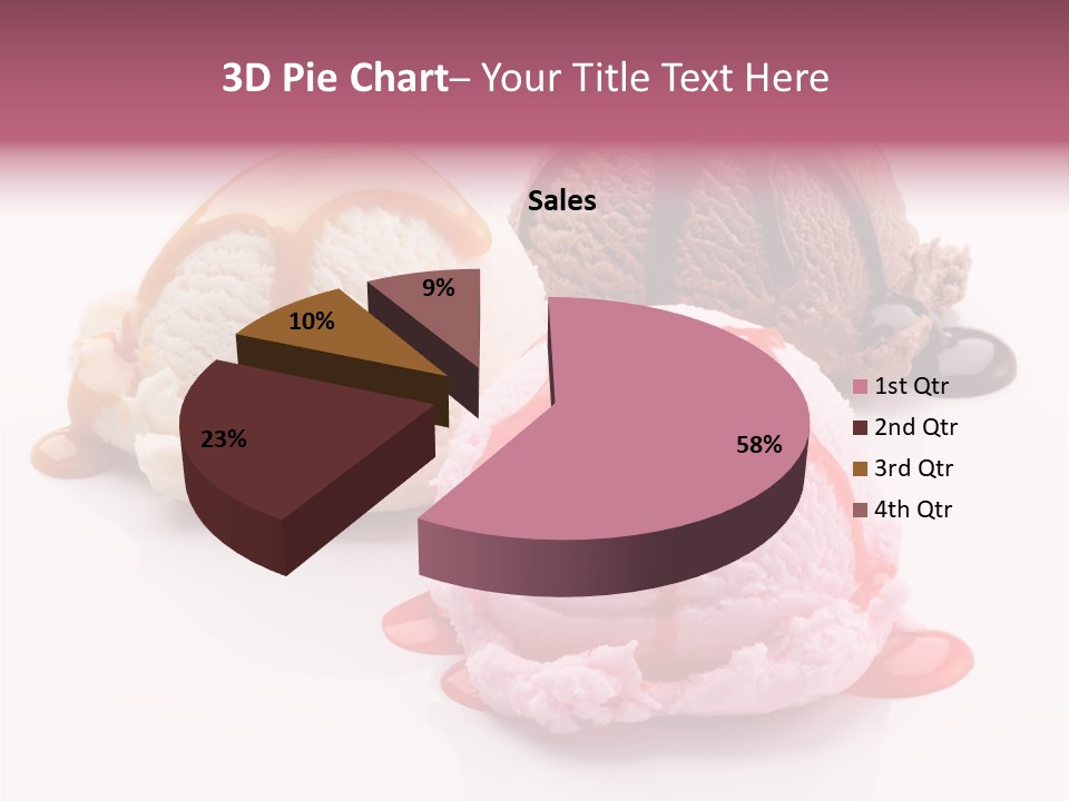 White Background Syrup Sauce PowerPoint Template