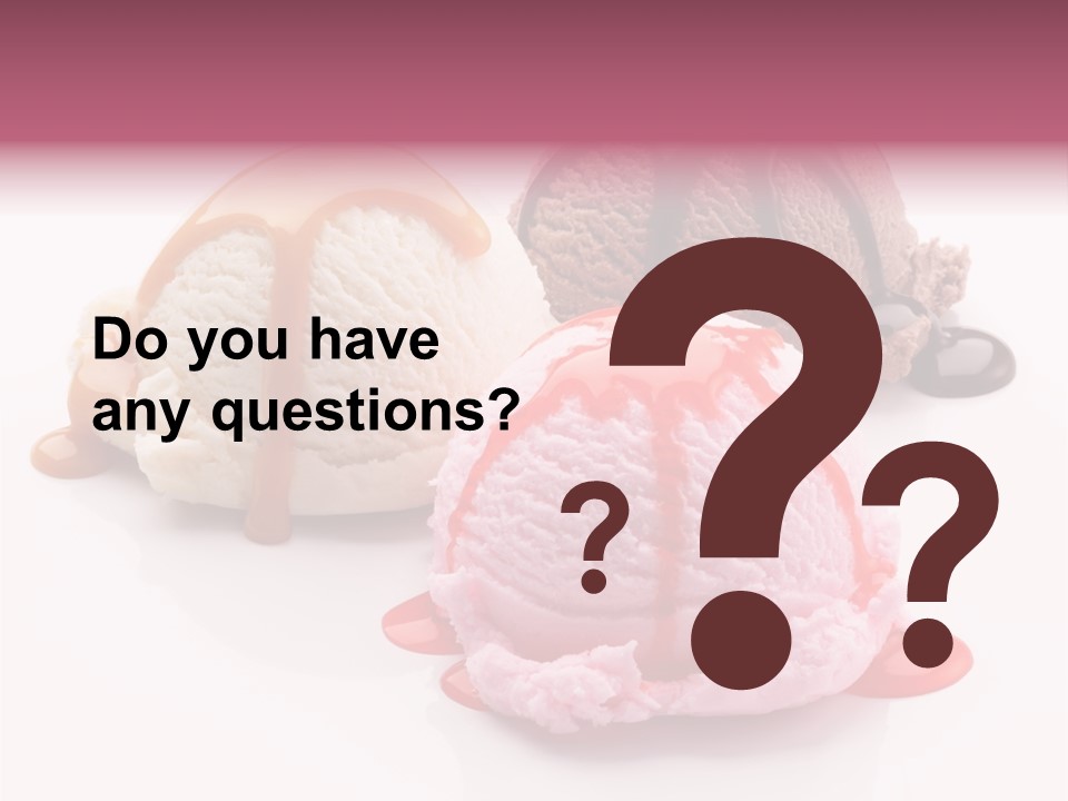 White Background Syrup Sauce PowerPoint Template