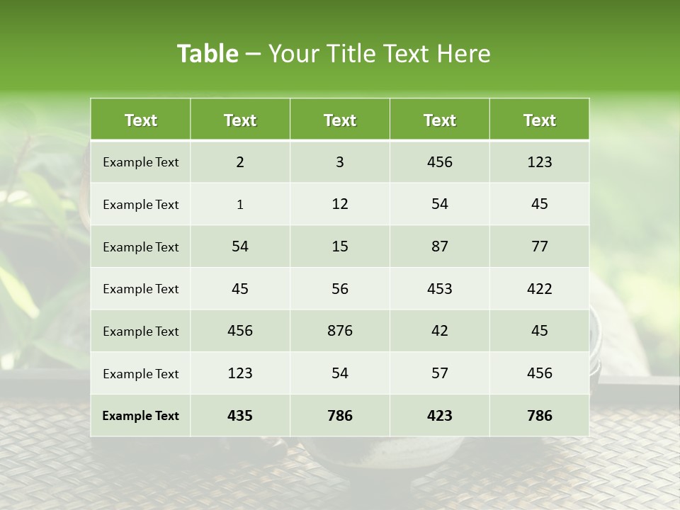 Copy Crop Japan PowerPoint Template
