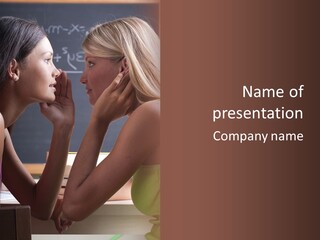 Classroom Color Image Beautiful PowerPoint Template